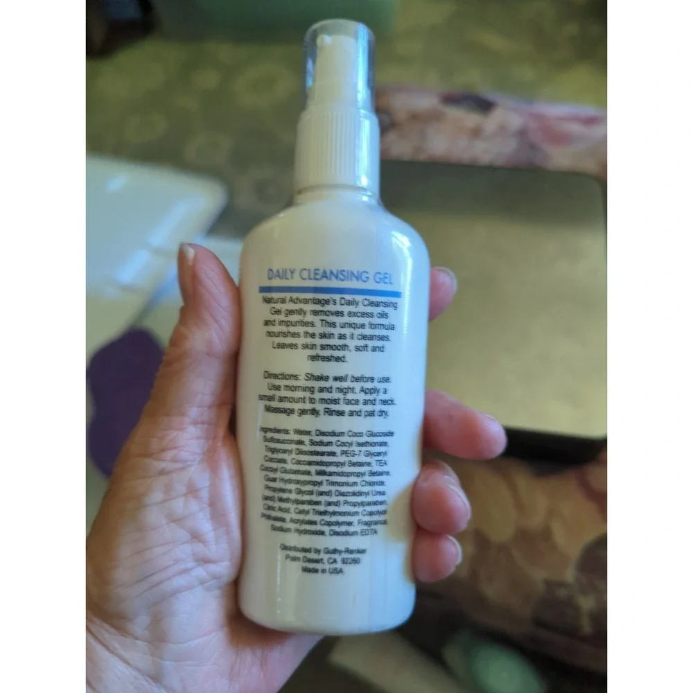 Natural Advantage By Jane Seymour Skin Daily Cleansing Gel 4 fl oz 120ml SEALED